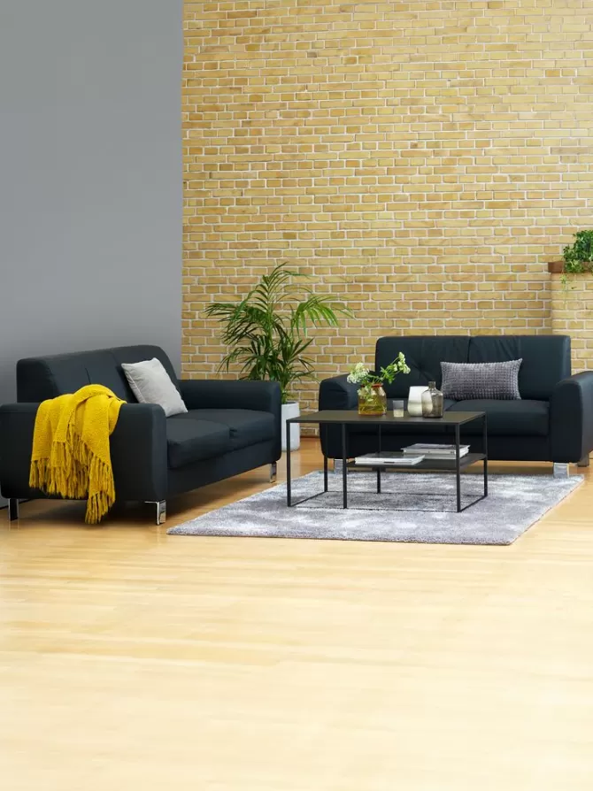 Cheap Sofasæt 3+2-pers. sort Sofaer Med Chaiselong | Hjørnesofaer
