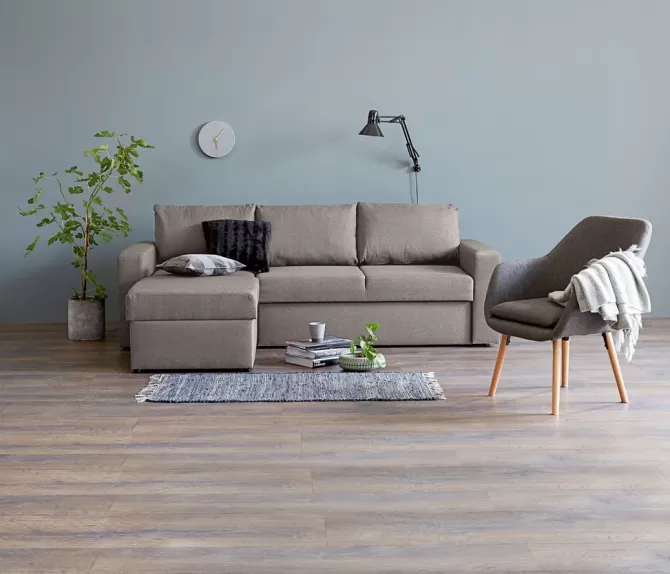 New Sovesofa chaiselong t stof Sovesofaer | Sovesofaer