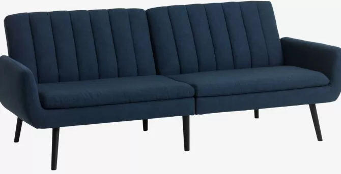 Flash Sale Sovesofa mørkeblåt stof Sovesofaer | Sovesofaer