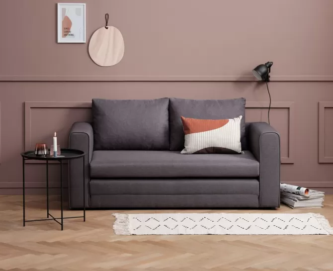 Online Sovesofa mørkegråt stof Sovesofaer | Sovesofaer