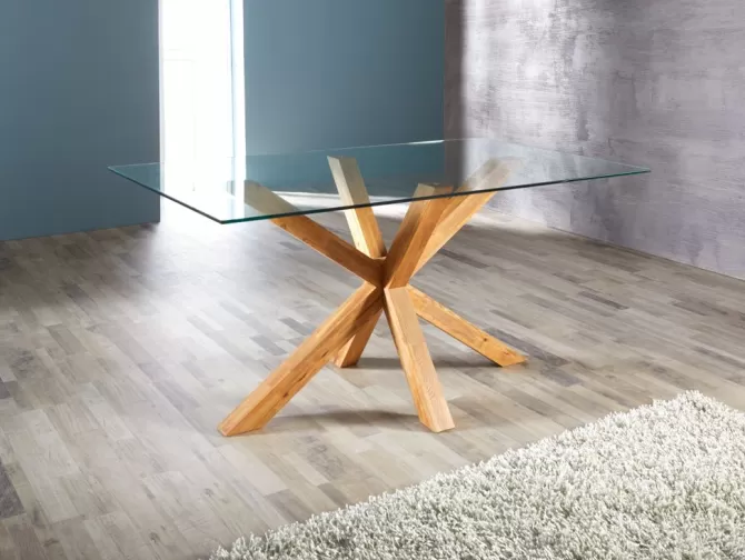 Discount Spisebord 90x160 glas/eg Spiseborde