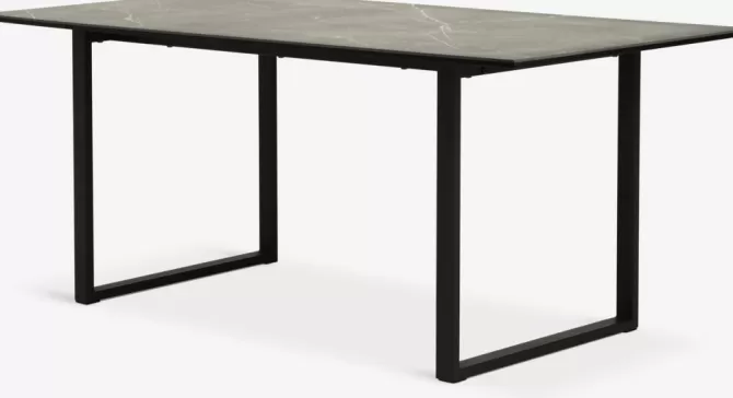 Cheap Spisebord 90x180 keramik sort Spiseborde