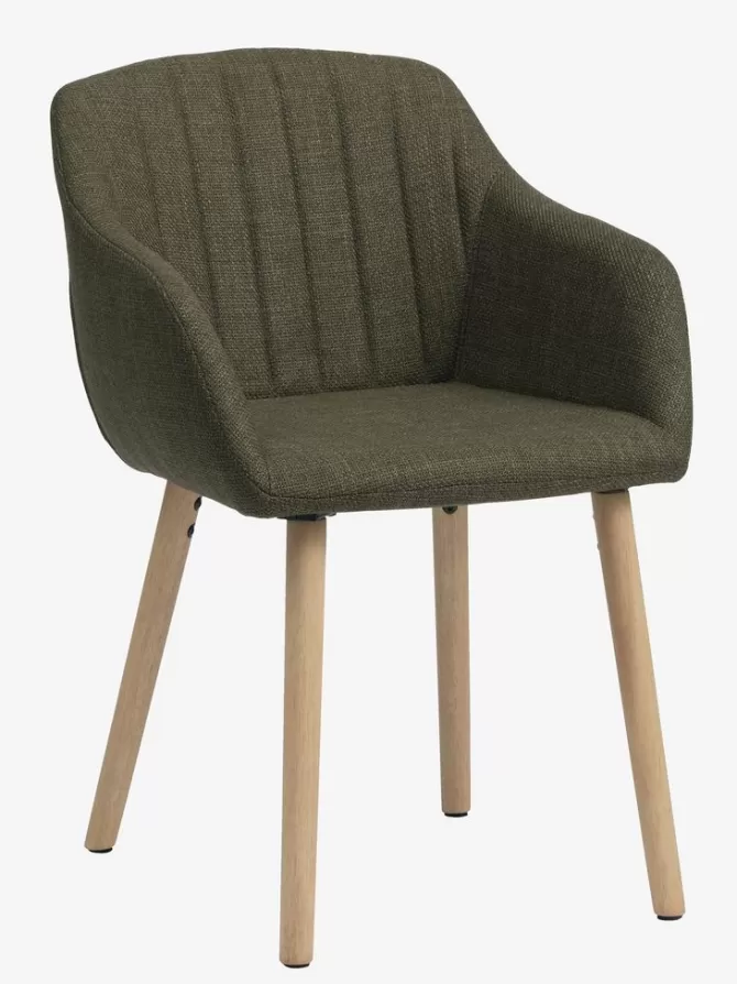 Flash Sale Spisebordsstol t stof/egefarve Spisebordsstole