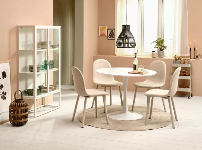 Sale Spisebordsstol stof Spisebordsstole