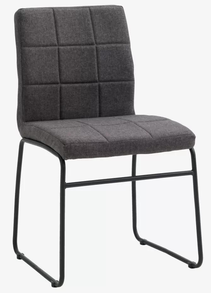 Hot Spisebordsstol t stof/sort Spisebordsstole