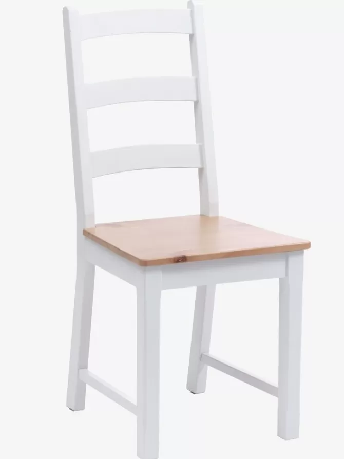 Sale Spisebordsstol natur/hvid Spisebordsstole