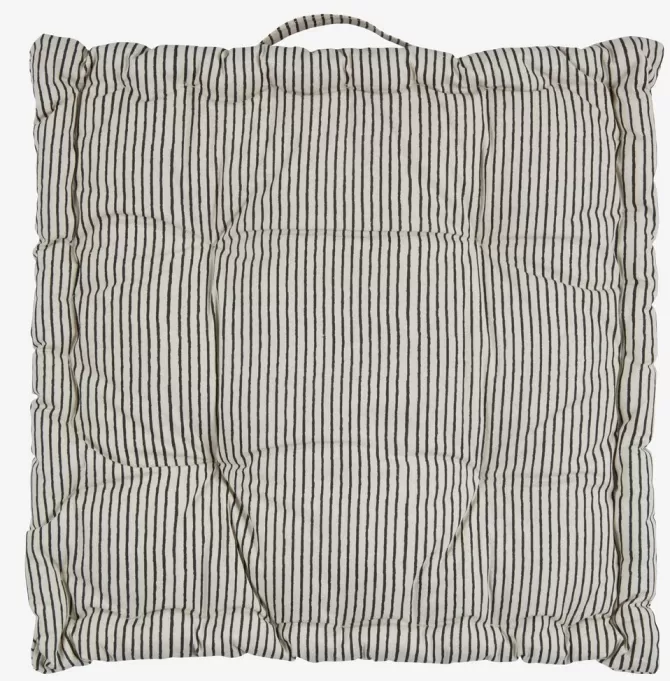 Online Stolehynde 40x40x7 beige/sort Stolehynder