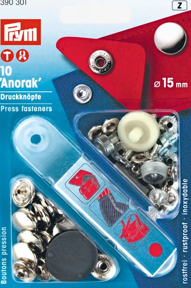 Shop Syfri trykknapper 15 mm 10 stk/pk Sytilbehør