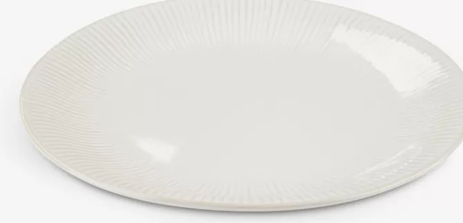 Store Tallerken Ø27cm lertøj hvid Service