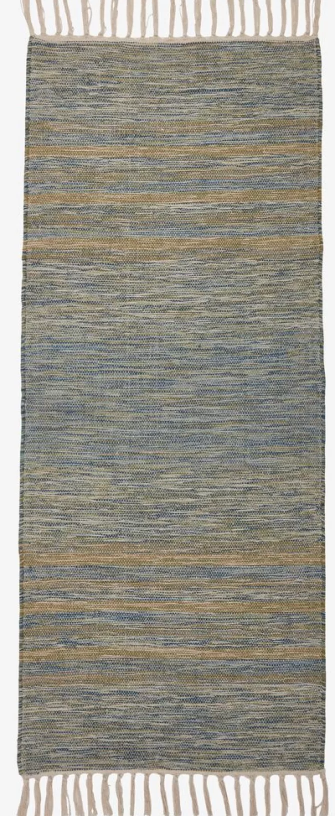 Online Tæppe 65x160 grøn/blå Gulvt忙pper