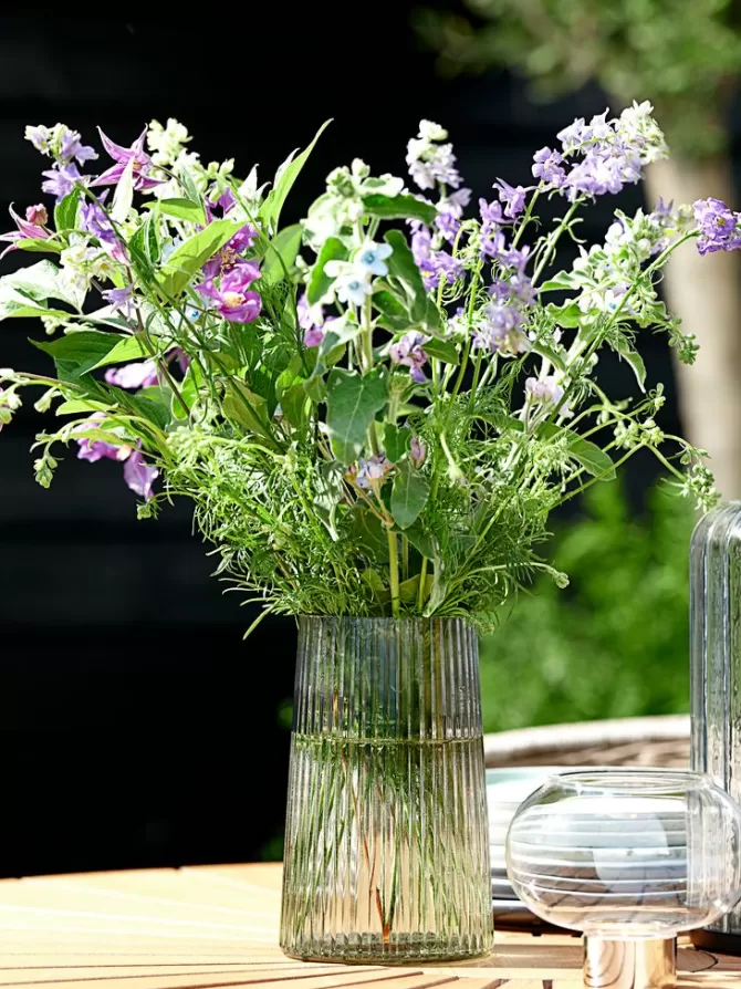 Online Vase Ø13xH20cm grå Vaser