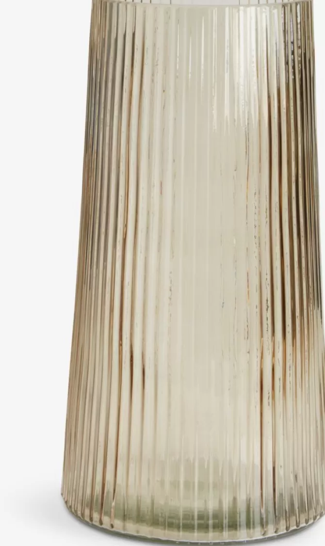 Store Vase Ø16xH30cm khaki Vaser